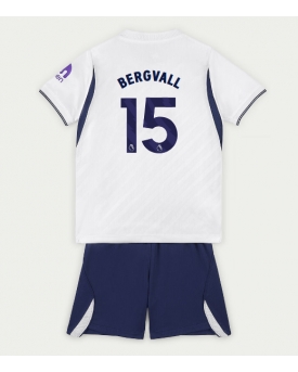 Billige Fotballdrakt Tottenham Hotspur Lucas Bergvall #15 Replika Hjemmedraktsett Barn 2026-27 Kortermet (med bukser)